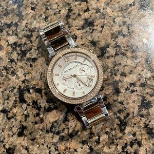Michael Kors Stainless Steel Gold/Silver 36mm Watch
